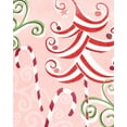 thumbnail image 2 of Vess, June Erica 15x18 Gold Ornate Wood Framed with Double Matting Museum Art Print Titled - Candy Cane Holiday II, 2 of 4