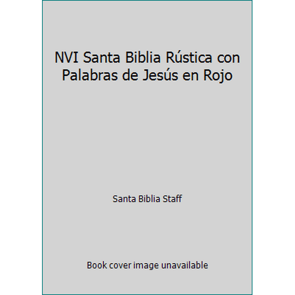Pre-Owned NVI Santa Biblia Rústica con Palabras de Jesús en Rojo (Paperback) 0829724001 9780829724004