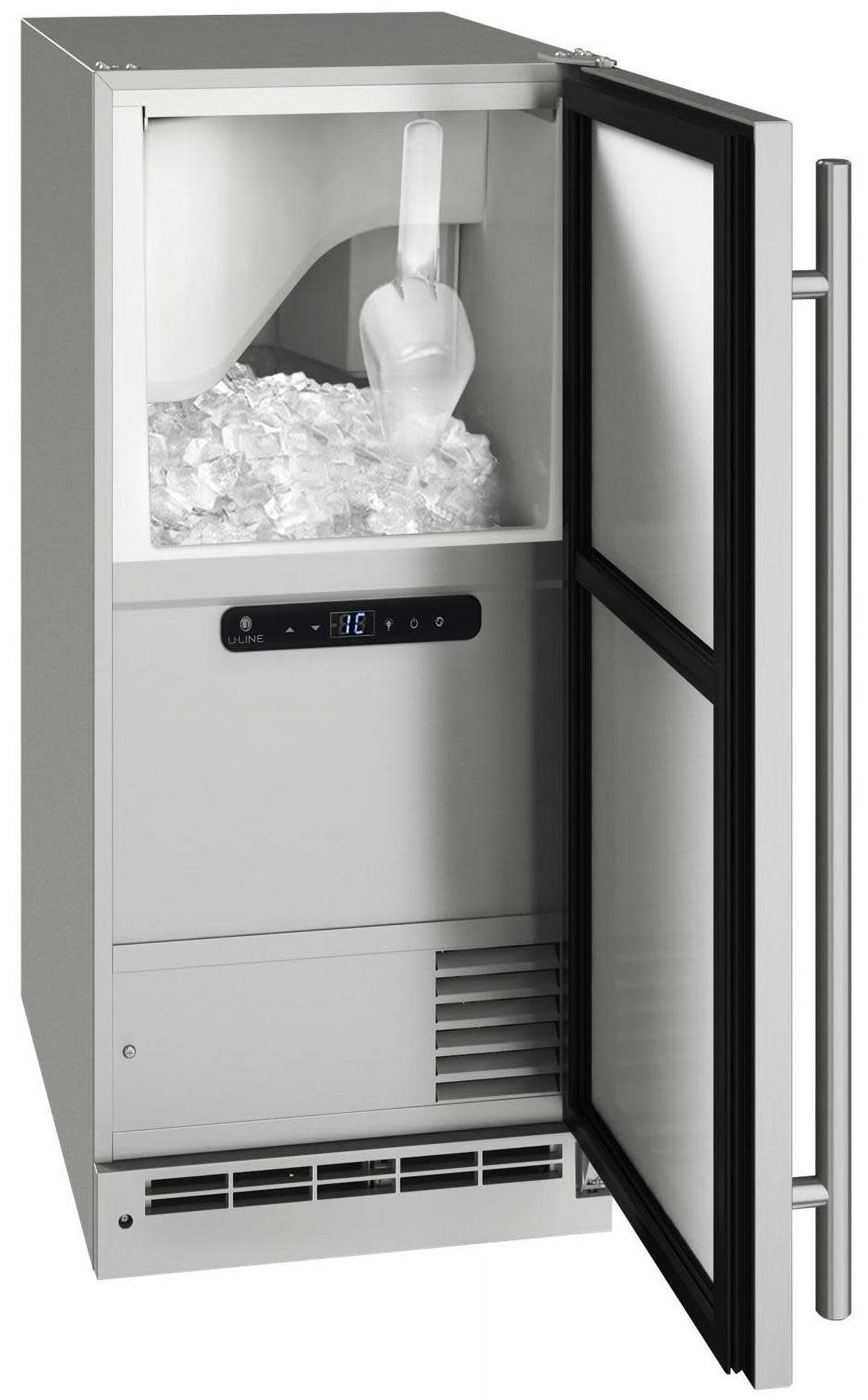 U-Line Uocp115-S01b Outdoor Collection 15" Wide 25 Lbs. Capacity Built-In / Free Standing