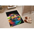 thumbnail image 5 of Salon Rugs, Dog Illustration Rugs, Colorful Rug, Animal Rugs, Abstract Dog Rugs, Accent Rugs, Area Rugs, Small Rug, Office Decor Rugs, 2.6'x6.5' - 80x200 cm, 5 of 8