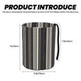 thumbnail image 4 of Round Car Trash Can 7×5.9in Waterproof, Durable, Not Easy To Fade, Easy To Install And Disassemble To Prevent Interior Pollution Pale Violet Grey Stripe_1, 4 of 7