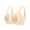 Khaki, variant on Women's One-Shoulder Bra with Removable Pads, Solid Color Seamless Wireless Everyday Bra