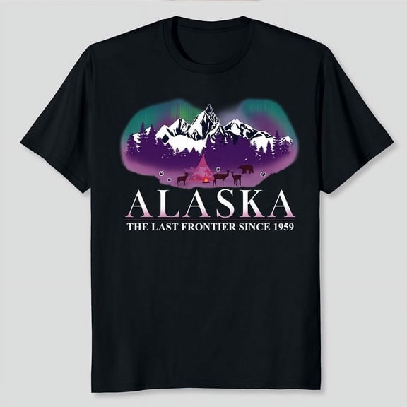 Alaska The Last Fortner Since 1839 Graphic T-Shirt, Sizes S-5XL, Tbun
