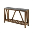 thumbnail image 1 of 52" Table d'Entrée de Ferme Moderne - Béton Foncé (Gris), 1 of 6