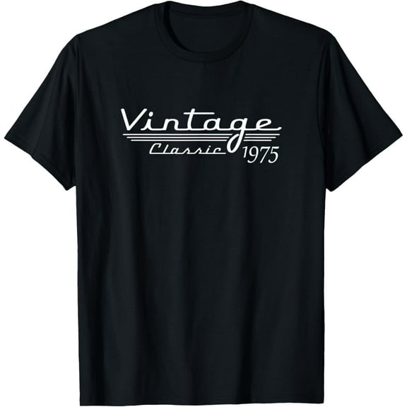 50th Birthday Gifts Vintage 1975 Men Women 50 Years Old T-Shirt