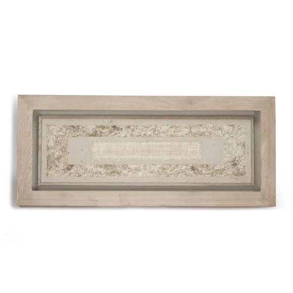 Wall Decor Art Abstract Beige Polished Nickel Fir Paper Linen Glass Velvet