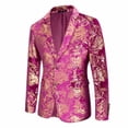 thumbnail image 5 of Traje de hombre, chaqueta de traje, traje casual, chaqueta, traje estampado, traje de ocio, 5 of 5