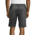 thumbnail image 2 of Hanes Sport Men's Mesh Athletic Shorts with Pockets, 9" Ebony XL, 2 of 3