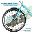 thumbnail image 3 of Ficisog 26" Adult Tricycles 7 Speed 3 Wheel Bike with Low-Step Through Frame/Large Basket Unisex,Cyan, 3 of 10