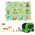 thumbnail image 1 of 1 Set DIY City Map Puzzle Rail Car Set Exciting Racing Adventures Improve Creativity Jigsaw Rail Car for Kids, 1 of 6