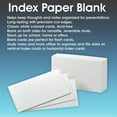 thumbnail image 4 of 1InTheOffice Blank Flash Cards, Blank Index Card, Unru White Flash Cards, 5 x 8, 300-Pack, 100/Pack, 4 of 5