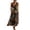 Multicolor F, variant on Women's V-Neck Summer Dress Flowy Casual Sleeveless Maxi Sun Dresses Women Beach Vacation Clothes Multicolor G S