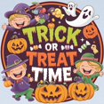 thumbnail image 2 of CafePress - Halloween Fun: Trick Or Treat Time Long Sleeve Infant T Shirt - Long Sleeve Infant T-Shirt, 2 of 2