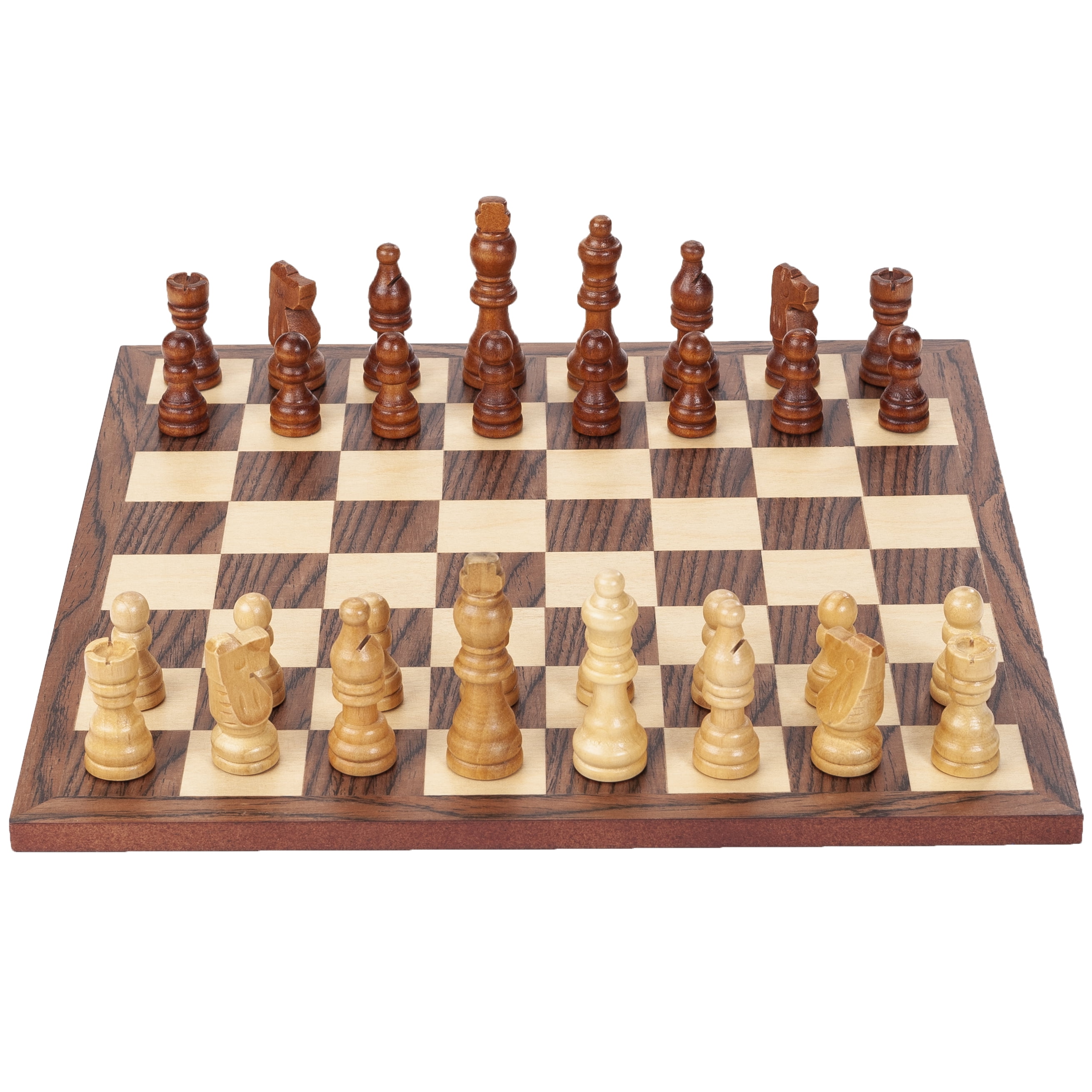 We Games Classic Chess Set - Walnut Wood Board 12 In : Target