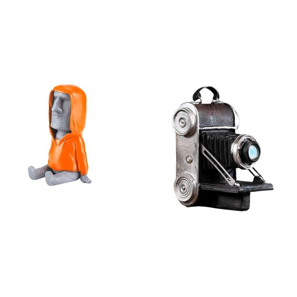 Estatua de la Isla de Pascua,Estatua de la Isla de Pascua,cabeza de moai,decoración,Escultura de figura retro de resina,retrato antiguo,Estatua de cámara,Figura coleccionable de modelo de
