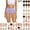 Beige., variant on 6 Pack Womens High Waisted Stretch Cottons Briefs,Briefs Seamless Stretch Fabric Breathable Soft Daily Underwears Briefs