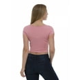 thumbnail image 2 of Women's Short Sleeved Crop Top Sportswear Scoop Neck Short Sleeve by Lunarable, 2 of 3