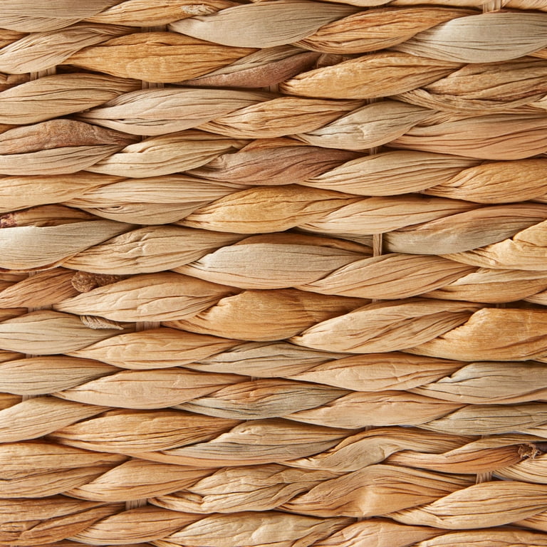 Hyacinth Woven Storage Basket, Rectangle photo 4