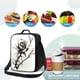 thumbnail image 4 of Disketp Black And White Rose Bolsa Térmica Estampada para Almuerzo, Lonchera para Hombres y Mujeres Adultos, 4 of 7