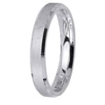 thumbnail image 1 of 14KLAW1733-S12 4mm 14K White Gold Wedding Band - Size 12, 1 of 1