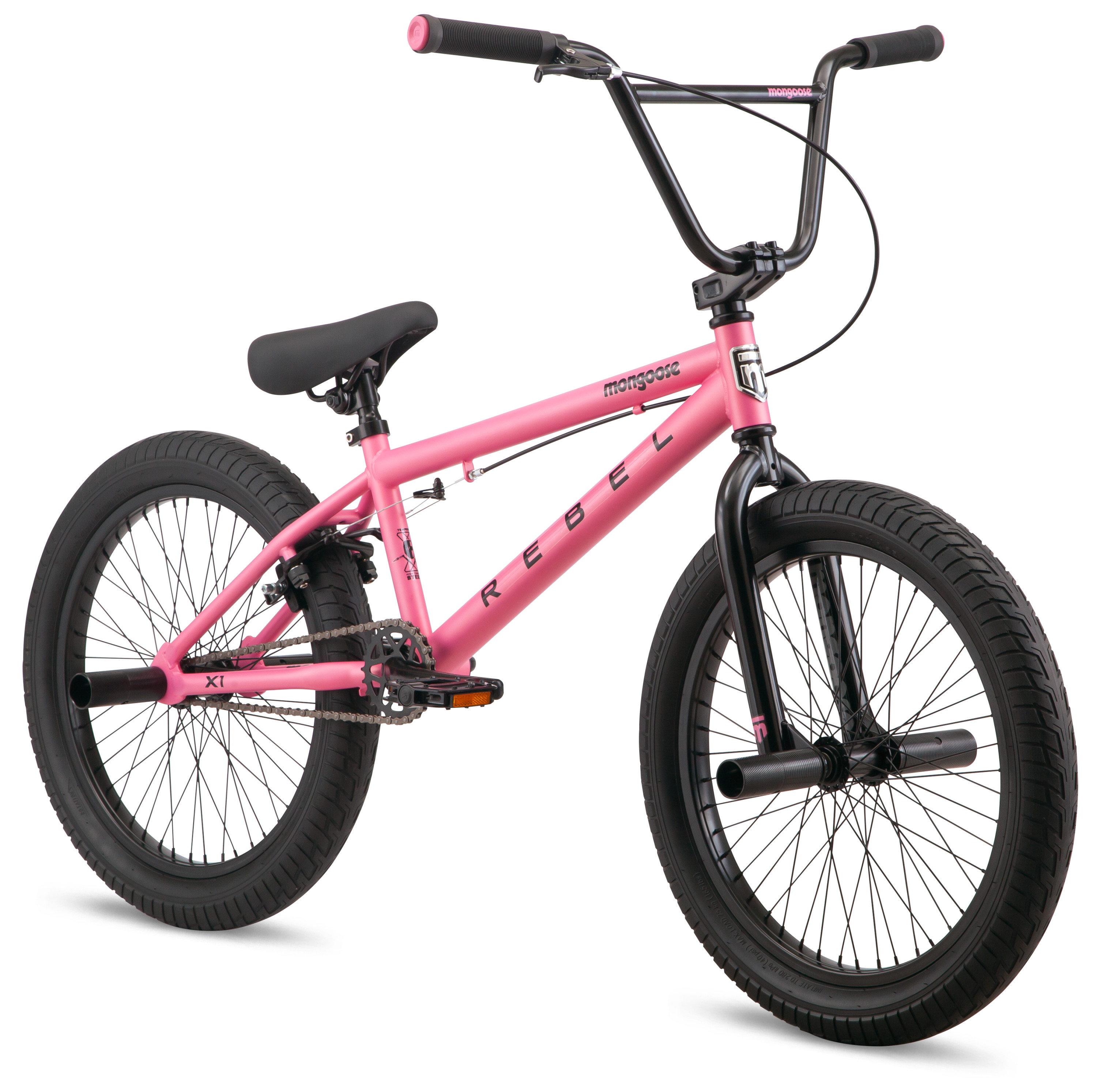 Mongoose 20" Girl's Rebel X1 BMX Child Bike, Pink - image 3 of 10