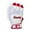 White/Red, variant on Franklin Sports MLB Baseball Batting Gloves - Shok-Sorb X Batting Gloves for Baseball + Softball - Adult + Youth Padded Non-Sting Pair - White + Chrome - Adult Small