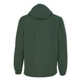 thumbnail image 3 of Independent Trading Co. Water-Resistant Hooded Windbreaker Size up to 3XL, 3 of 5