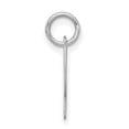 thumbnail image 2 of Sterling Silver Small Script Initial Letter P Charm, 2 of 4