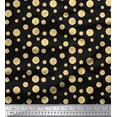 thumbnail image 1 of Soimoi Japan Crepe Satin Fabric Lemon Slice Shirting Printed Craft Fabric by The Yard 42 Inch Wide, 1 of 1