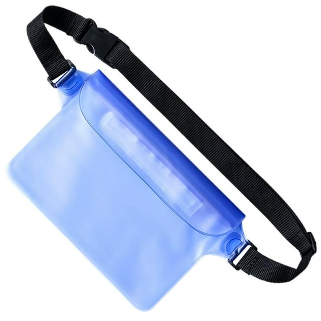 Large Waterproof Phone Waist Bag Pvc Triple Seal Adjustable Hiking Storage Rafting River T1r5