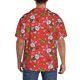 thumbnail image 3 of Balery Cute Christmas Bunny Camisa Casual de Manga Corta con Botones para Hombre, Texturizada, Estilo Cubano, para Playa, Verano-Small, 3 of 5