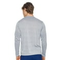 thumbnail image 3 of Expert Brand USA-Made Men's Natural-Feel Jersey Long Sleeve, Heather Gray, XL, 3 of 5