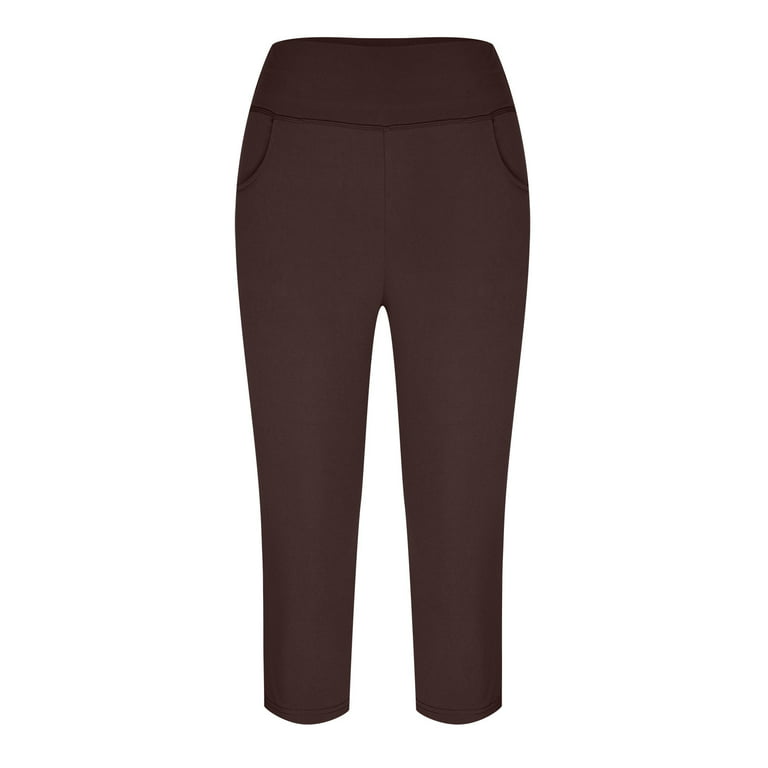 SELONE High Waisted Leggings for Women Capris With Pockets High