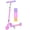 Pink, variant on BELEEV Scooter for Kids Ages 6-12, two wheel Kick Scooter for Girls and Boys, Kids Scooter with Light up Wheels , Purple