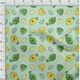 thumbnail image 4 of oneOone Polyester Spandex Green Fabric Asian Kawaii Fabric For Sewing Printed Craft Fabric By The Yard 56 Inch Wide, 4 of 4