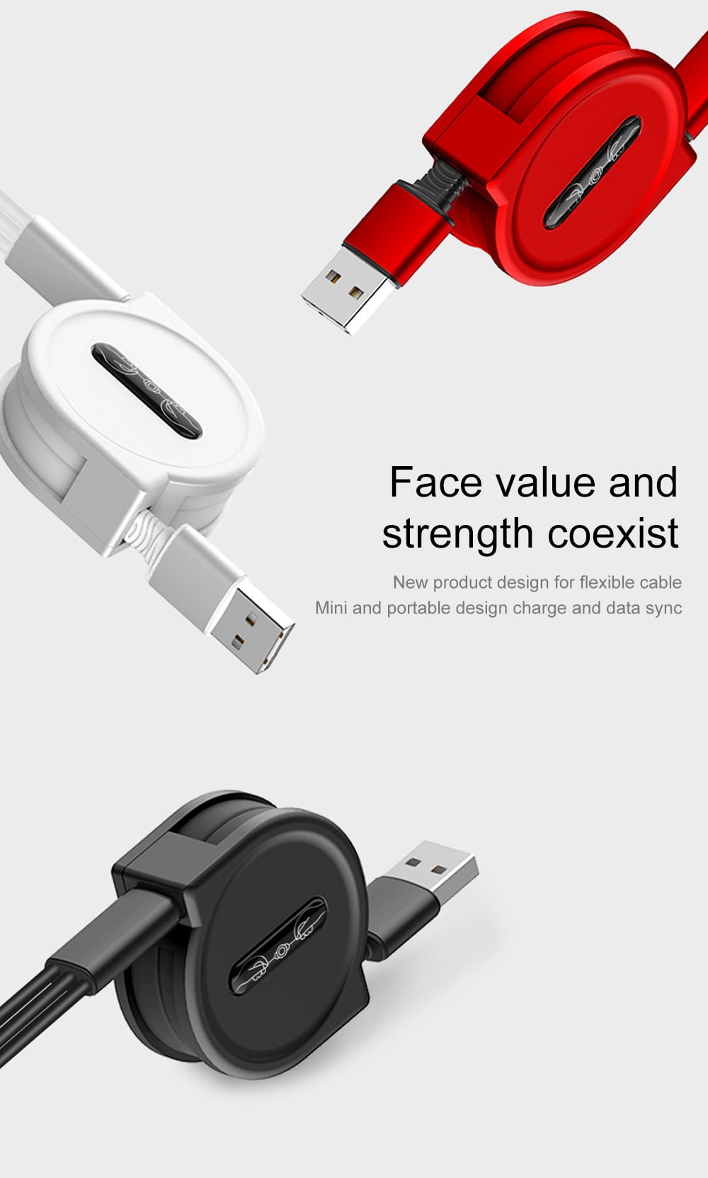 Multi Retractable Charging Cable Cute American Shorthair Cat Kitten with Copy Space Multi 3 in 1 Retractable USB Apple Charger Cable with Micro USB//Type C Compatible with Cell Phones Tablets and Mo