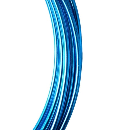 

Bendable Cords 1.55mm Assorted Colors Premium Material Aluminum Wires Fool-style Operation DIY Rust-proof Resilience for Crafts turkish blue
