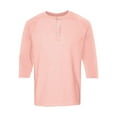thumbnail image 7 of JGNGSHN Mens Summer Fall Casual Raglan 3/4 Sleeve Henley Shirts Button Down Crewneck Solid Baseball Jerseys T-Shirts, 7 of 7