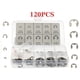 thumbnail image 5 of onlyliua para Interior/Exterior 120 Piezas 304 Acero Inoxidable Acero Inoxidable E Clip Arandela Circlip Retención, 5 of 6
