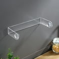 thumbnail image 6 of YIGII Acrylic Paper Towel Holder Wall Mount Adhesive Paper Towel Hanger Under Cabinet Kitchen Paper Towel Rack Holder-Clear, 6 of 6