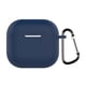 thumbnail image 3 of Funda Protectora Silicona para Airpods 4 (2024) (Medianoche) Azul, 3 of 4