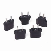 2Pcs European US AU EU US To EU/EU To US Plug Adapter Euro Travel Power Adapter Plug Outlet Converter Socket