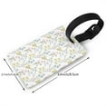 thumbnail image 2 of Honeii Floral Print Luggage Tags for Suitcases, Airplane Travel Essentials for Flying, International Travel Must Haves, and Luggage Accessories, 2 of 7