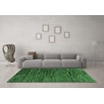 thumbnail image 3 of Ahgly Company Indoor Rectangle Abstract Emerald Green Modern Area Rugs, 7' x 9', 3 of 4