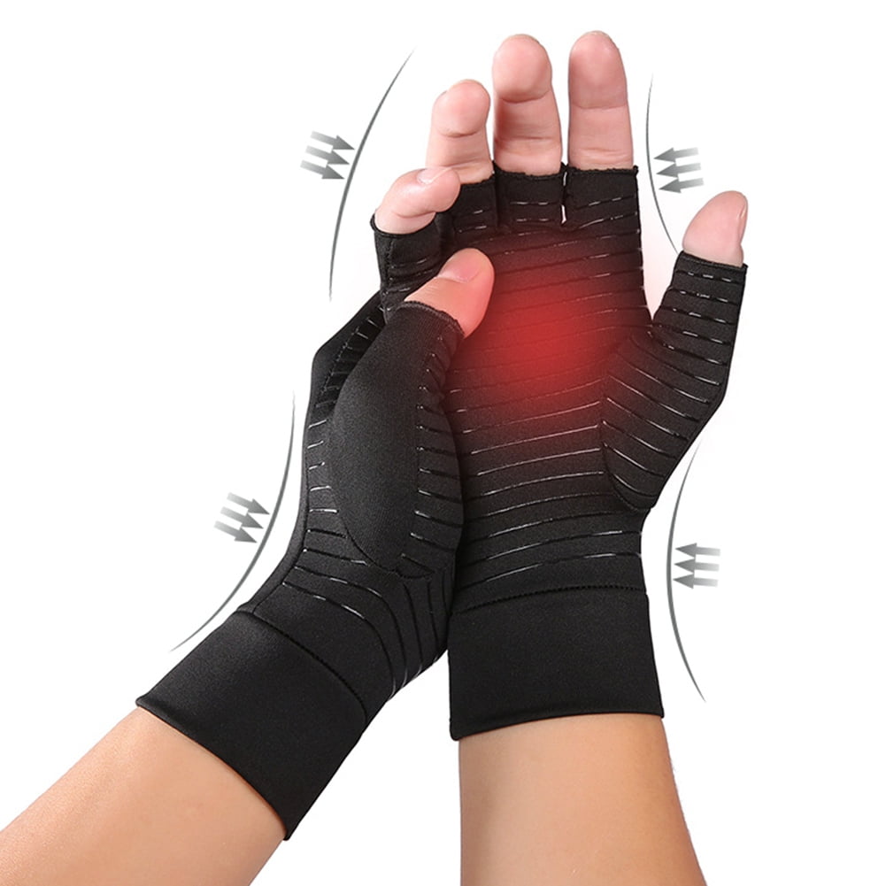 Cergrey Nursing Gloves,Indoor Sport Copper Fiber Fitness Nursing