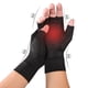 thumbnail image 5 of Deporte Interior Fibra De Cobre Fitness Enfermería Presión Guantes De Medio Dedo Entrenamiento De Rehabilitación ArtritisNegro M, 5 of 14