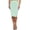 Aqua, variant on Women's Plus Size Casual Solid Pencil Midi Skirt