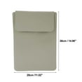 thumbnail image 4 of Unique Bargains 1 Set 15.6" Tablet and Laptop Sleeve with Accessories Pouch Gray, 4 of 6