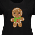 thumbnail image 4 of Inktastic Gingerbread Christmas Women's Plus Size T-Shirt, 4 of 5