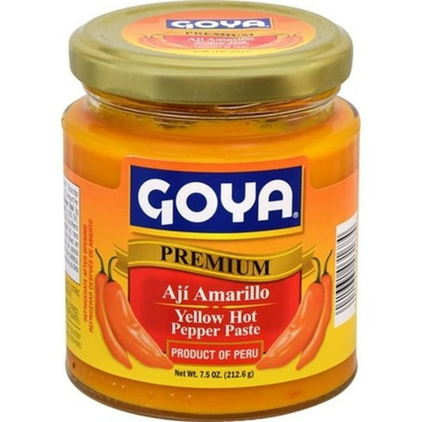 Goya Aji Amarillo Yellow Hot Pepper Paste, 7.5 Ounce 12 per case.